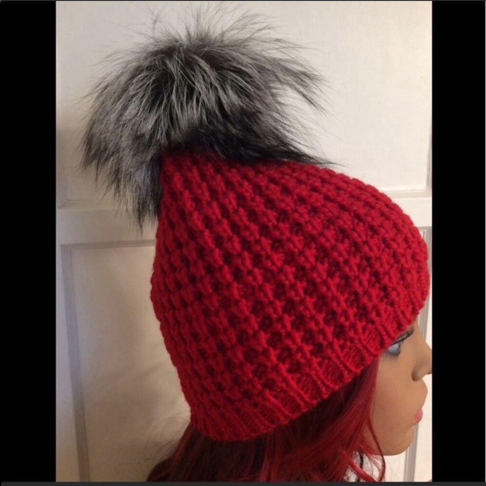 Red Beanie - Picture 2 of 9